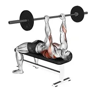 Ejercicio Con barra pullover a press para trabajar dorsales