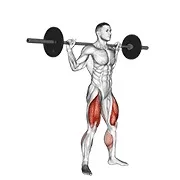 Ejercicio Con barra sentadilla con salto para trabajar glúteos