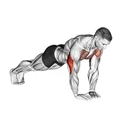 Ejercicio Flexión de brazos diamante para trabajar tríceps