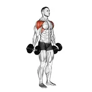 Ejercicio Con mancuerna completo can elevación lateral para trabajar deltoides