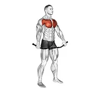 Ejercicio Pecho y frontal de hombro estiramiento para trabajar pectorales