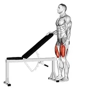 Ejercicio Sissy sentadilla para trabajar cuádriceps