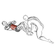 Ejercicio Asistido abdominal para trabajar abdominales