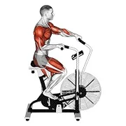 Ejercicio Cycle cruzado trainer para trabajar sistema cardiovascular