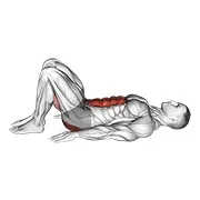 Ejercicio Pelvic tilt para trabajar abdominales