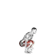 Ejercicio Semi sentadilla salto (hombre) para trabajar sistema cardiovascular